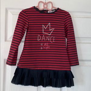 MiniBol Combined Striped Dress
